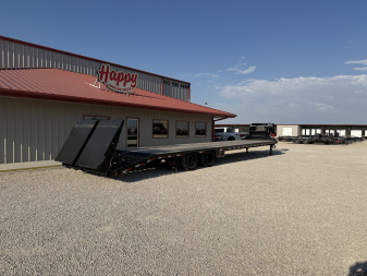Used 2025 PJ 102"x40' GN Low Pro Air-Ride Flatbed w/ Duals - LD