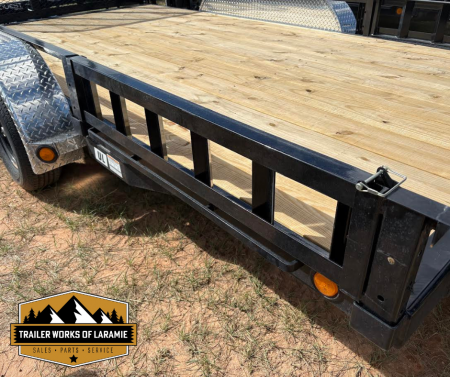 New 2026 PJ Trailer 7 X 14 TA Utility Trailer- 83" wide deck- Side Load Ramps