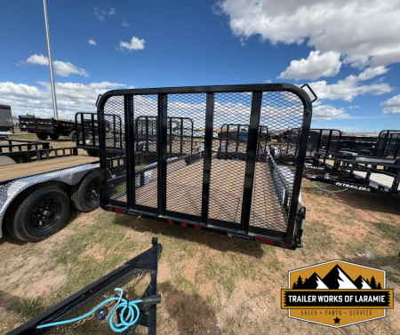 New 2026 PJ Trailer 7 X 14 TA Utility Trailer- 83" wide deck- Side Load Ramps