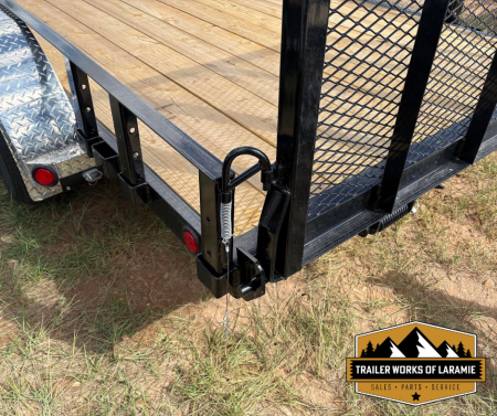 New 2026 PJ Trailer 7 X 14 TA Utility Trailer- 83" wide deck- Side Load Ramps
