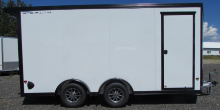 New 2025 ALCOM C7.5X14S UTV Cargo / Enclosed Trailer
