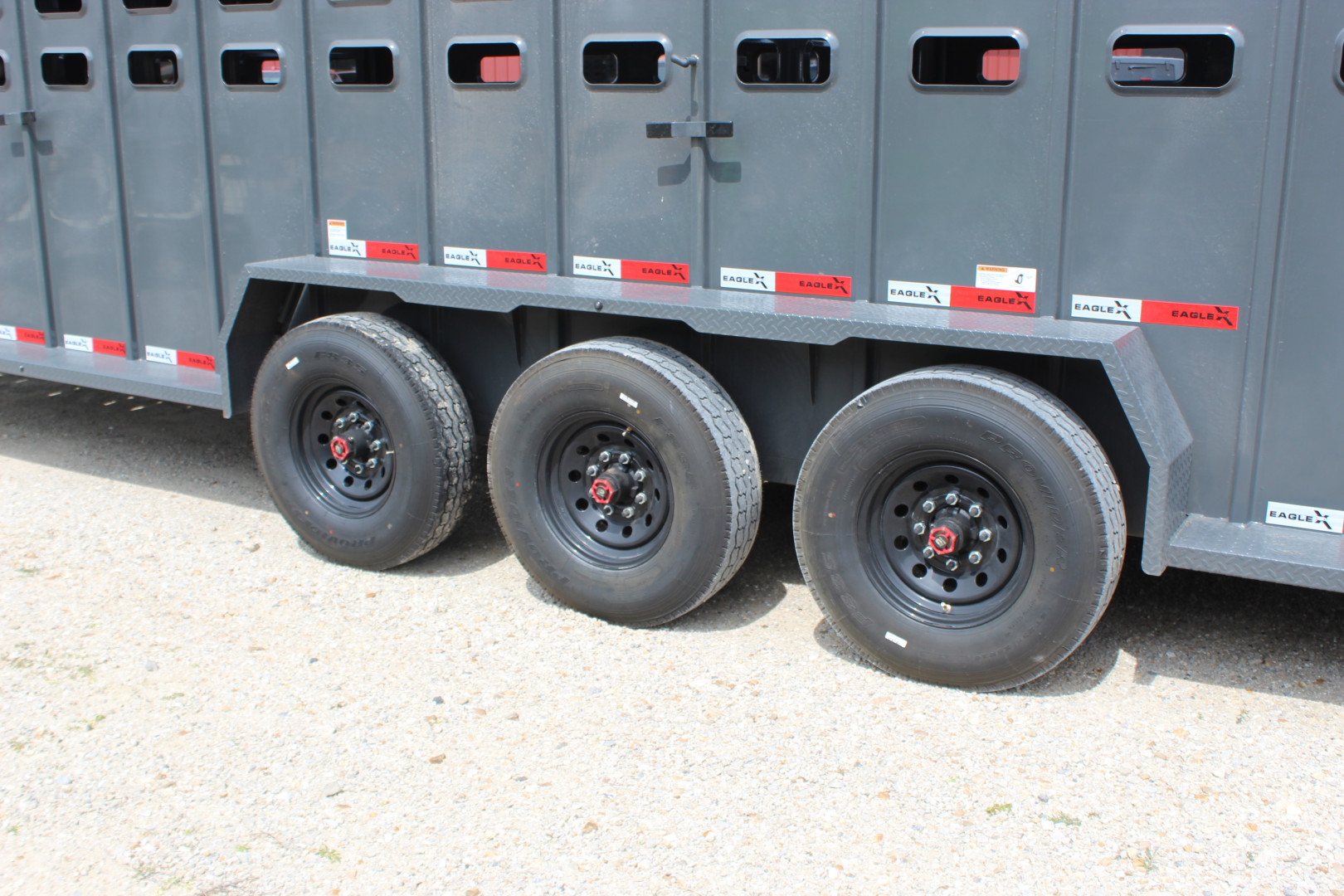 New 2026 Eagle X Trailers 6.8x28 Gooseneck LivestockTrailer