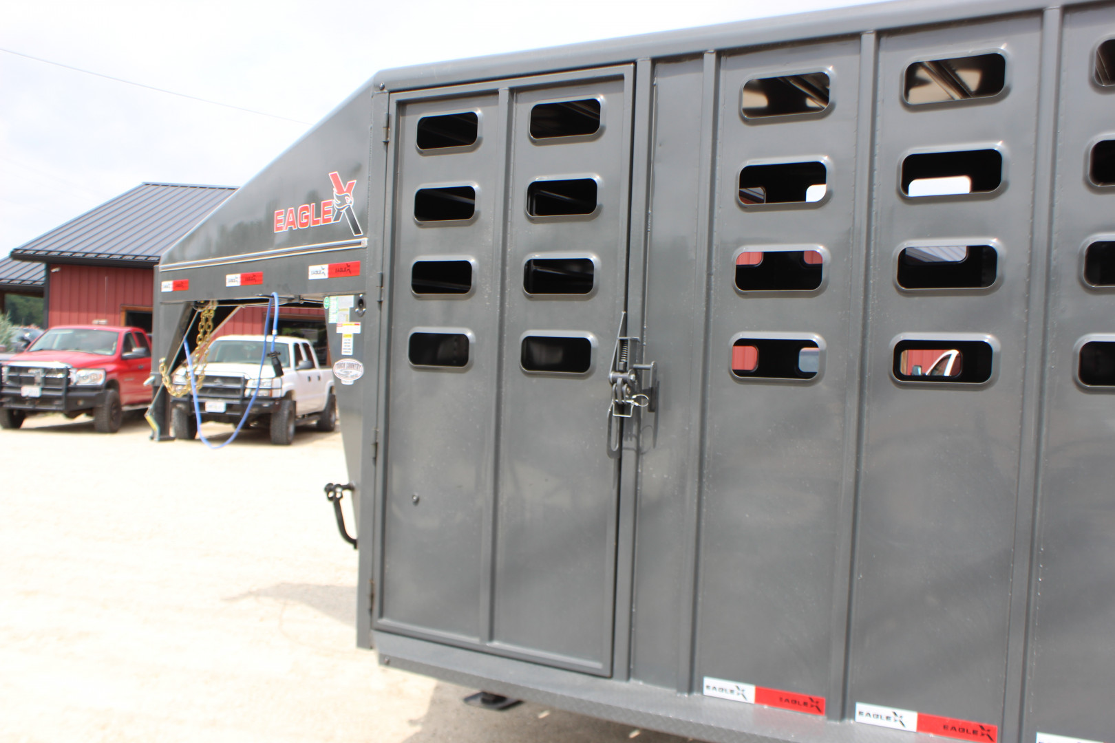 New 2026 Eagle X Trailers 6.8x28 Gooseneck LivestockTrailer