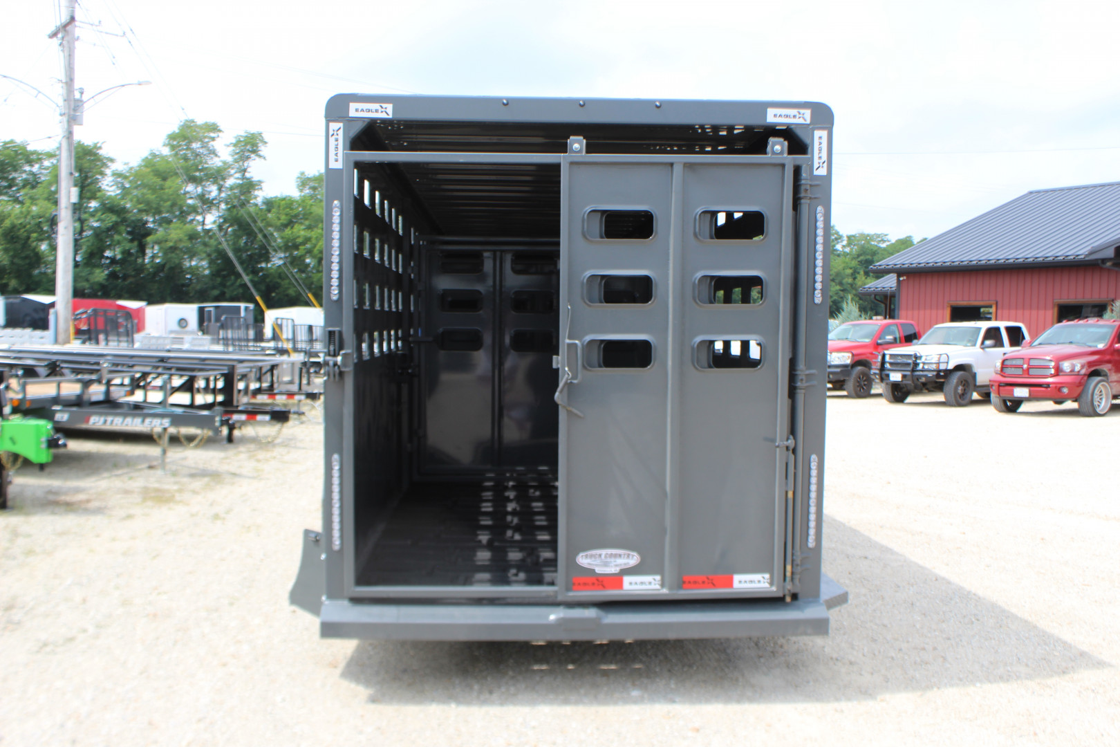 New 2026 Eagle X Trailers 6.8x28 Gooseneck LivestockTrailer