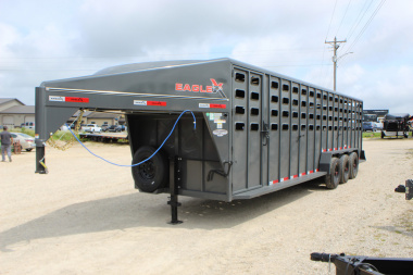 New 2026 Eagle X Trailers 6.8x28 Gooseneck LivestockTrailer