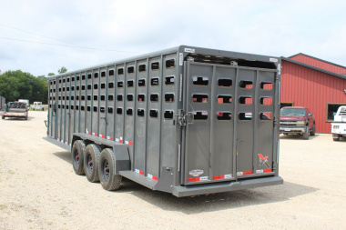 New 2026 Eagle X Trailers 6.8x28 Gooseneck LivestockTrailer