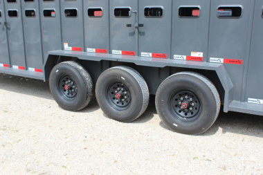 New 2026 Eagle X Trailers 6.8x28 Gooseneck LivestockTrailer