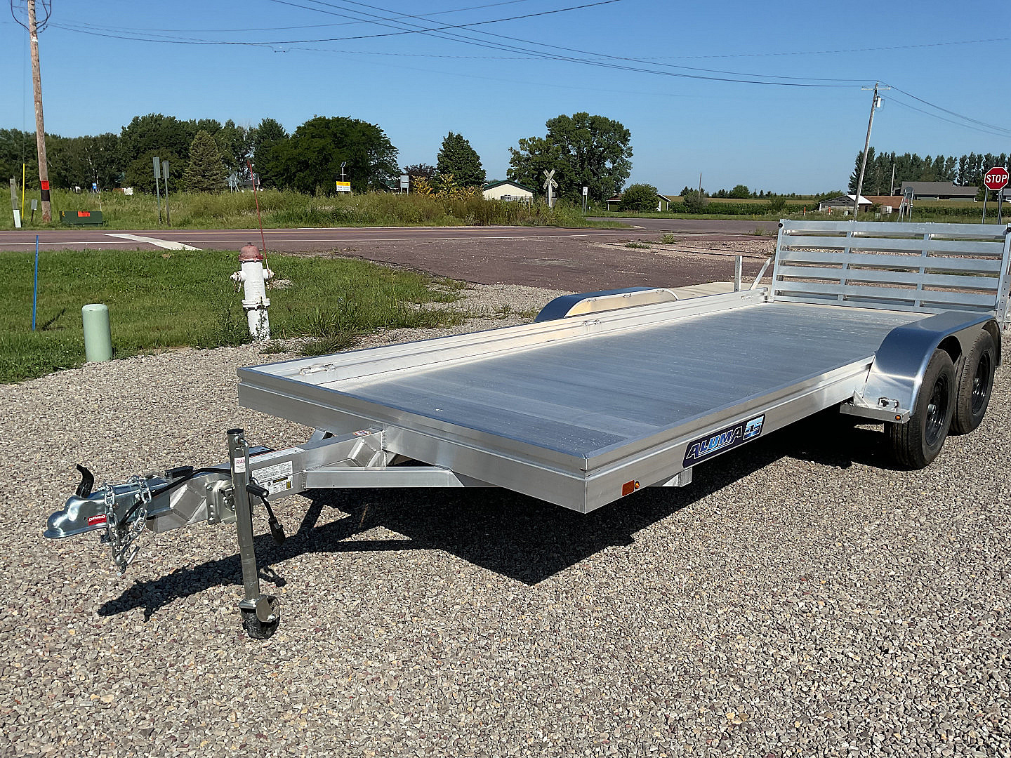 New 2026 Aluma 7818ESA-TA-BT Landscape Trailer