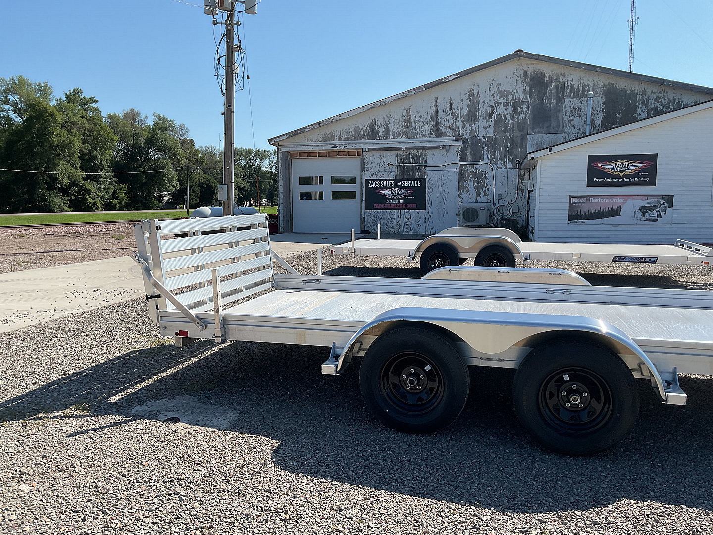 New 2026 Aluma 7818ESA-TA-BT Landscape Trailer