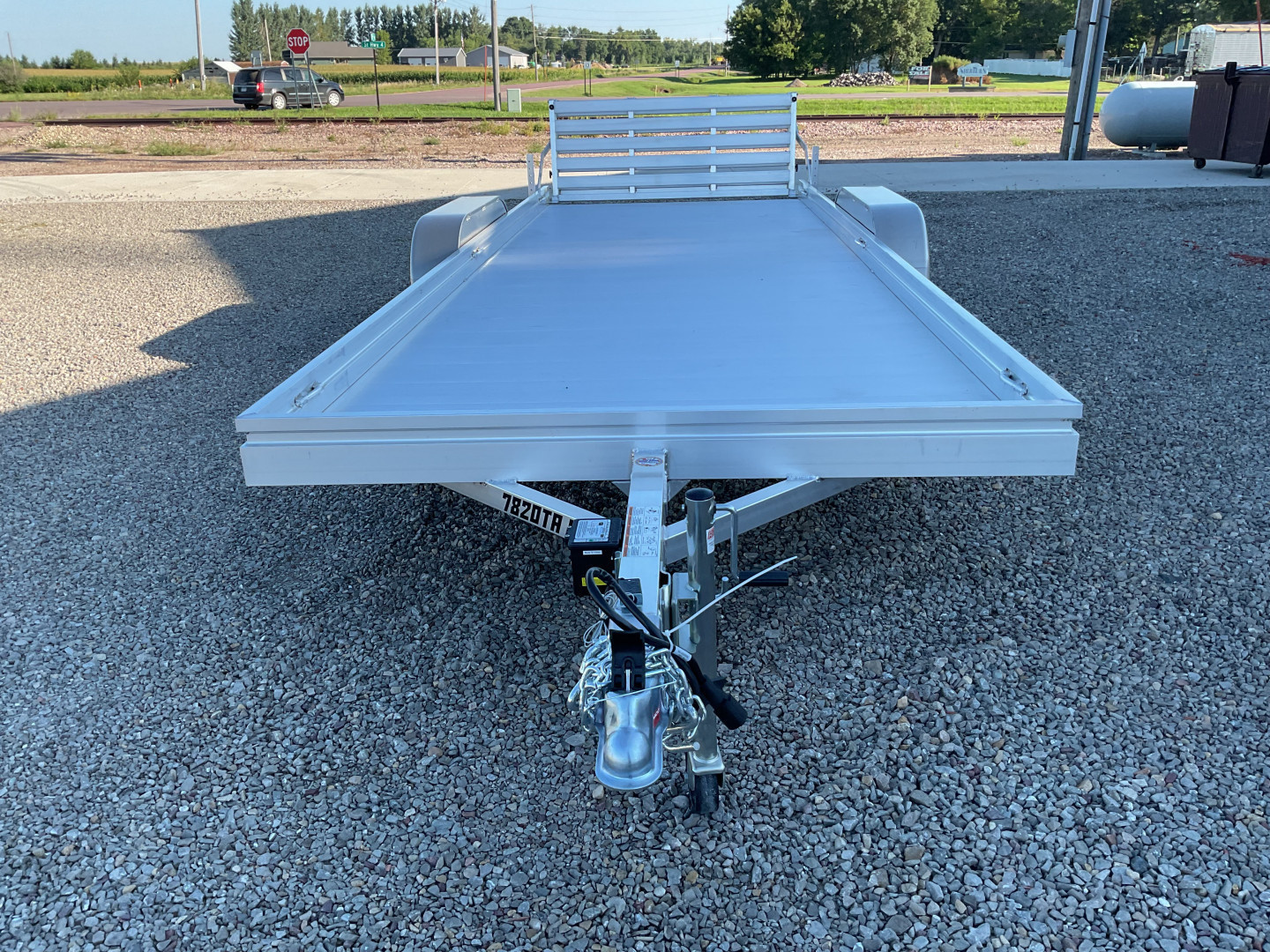 New 2026 Aluma 7820ESA-TA-BT Landscape Trailer