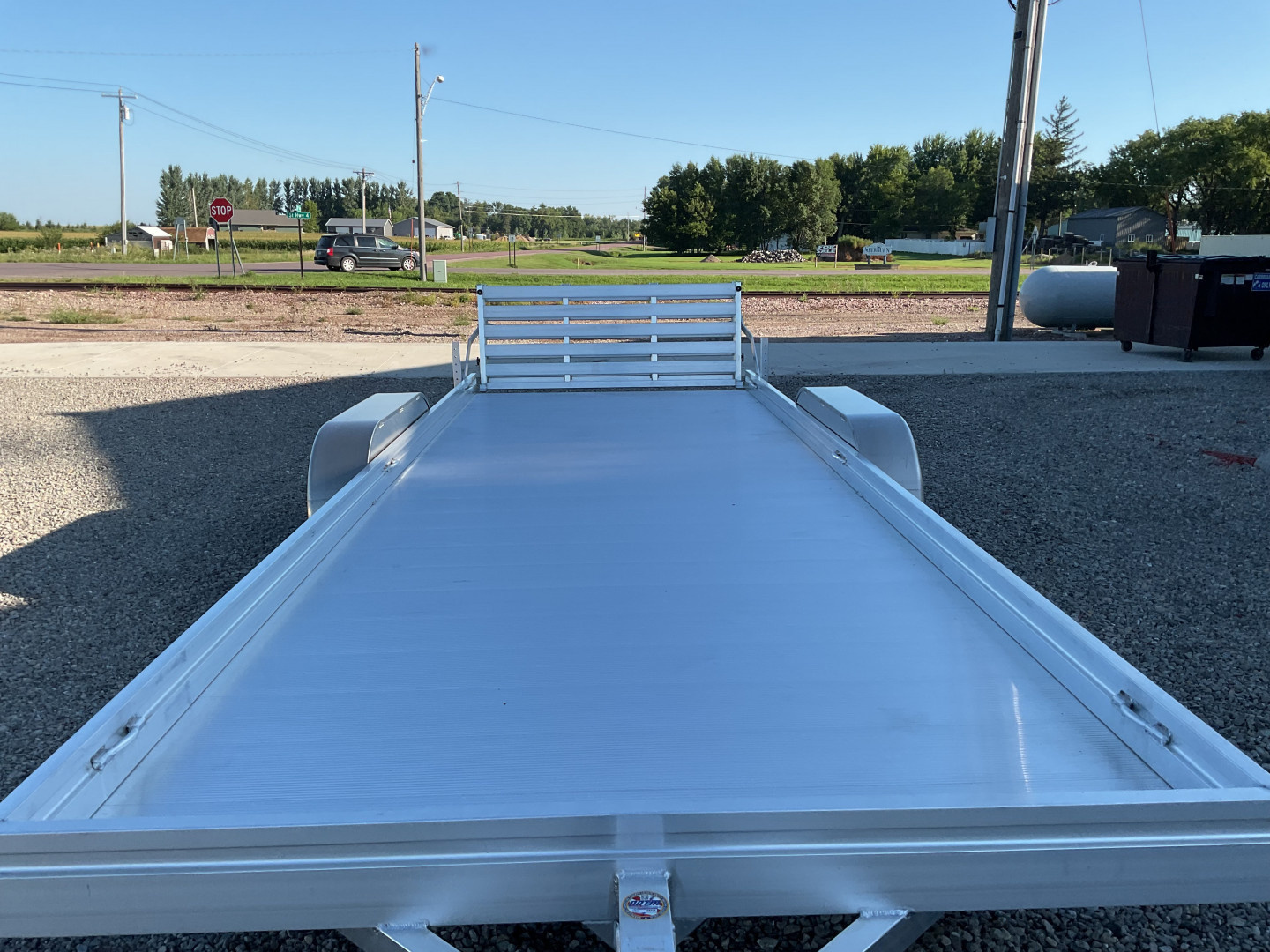 New 2026 Aluma 7820ESA-TA-BT Landscape Trailer