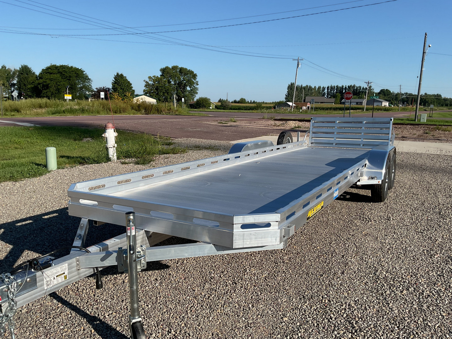 New 2026 Aluma 7824-BT Landscape Trailer
