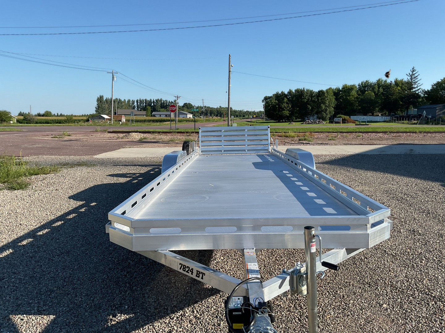 New 2026 Aluma 7824-BT Landscape Trailer