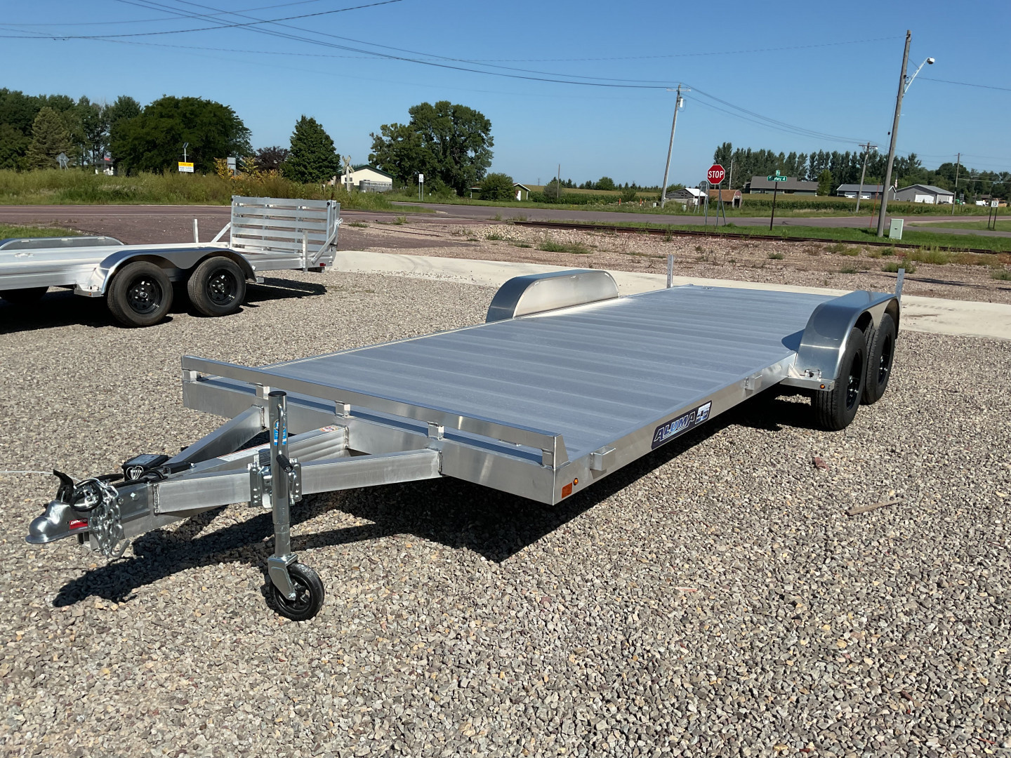 New 2026 Aluma 8220ESA-TA-R Landscape Trailer
