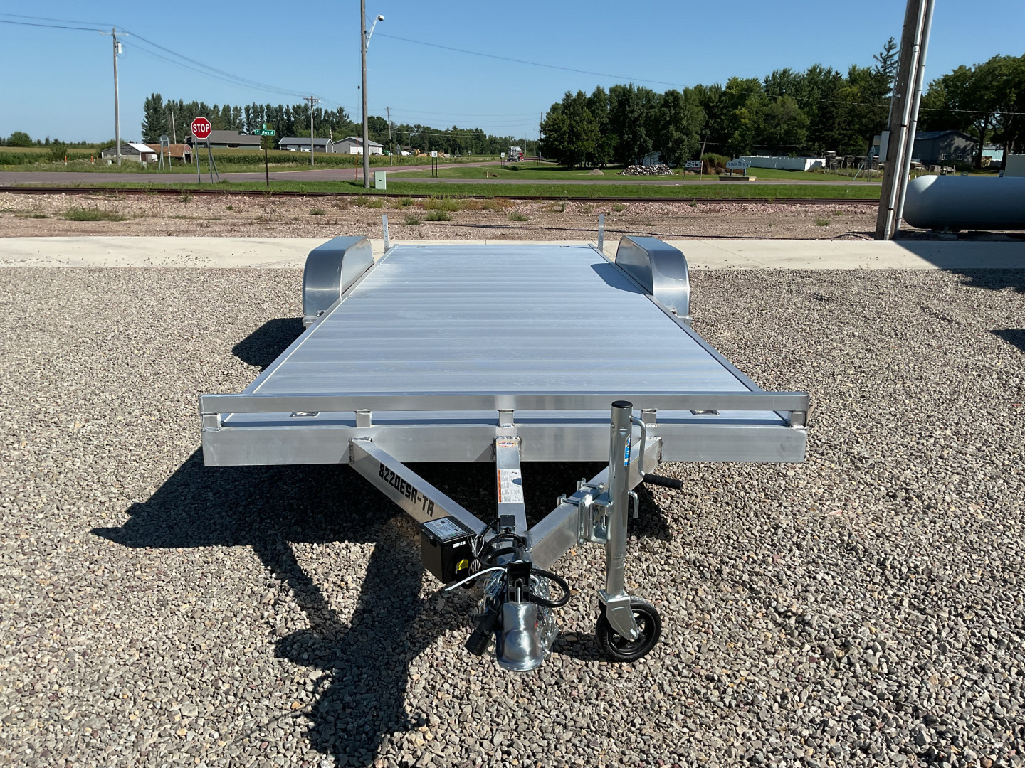 New 2026 Aluma 8220ESA-TA-R Landscape Trailer