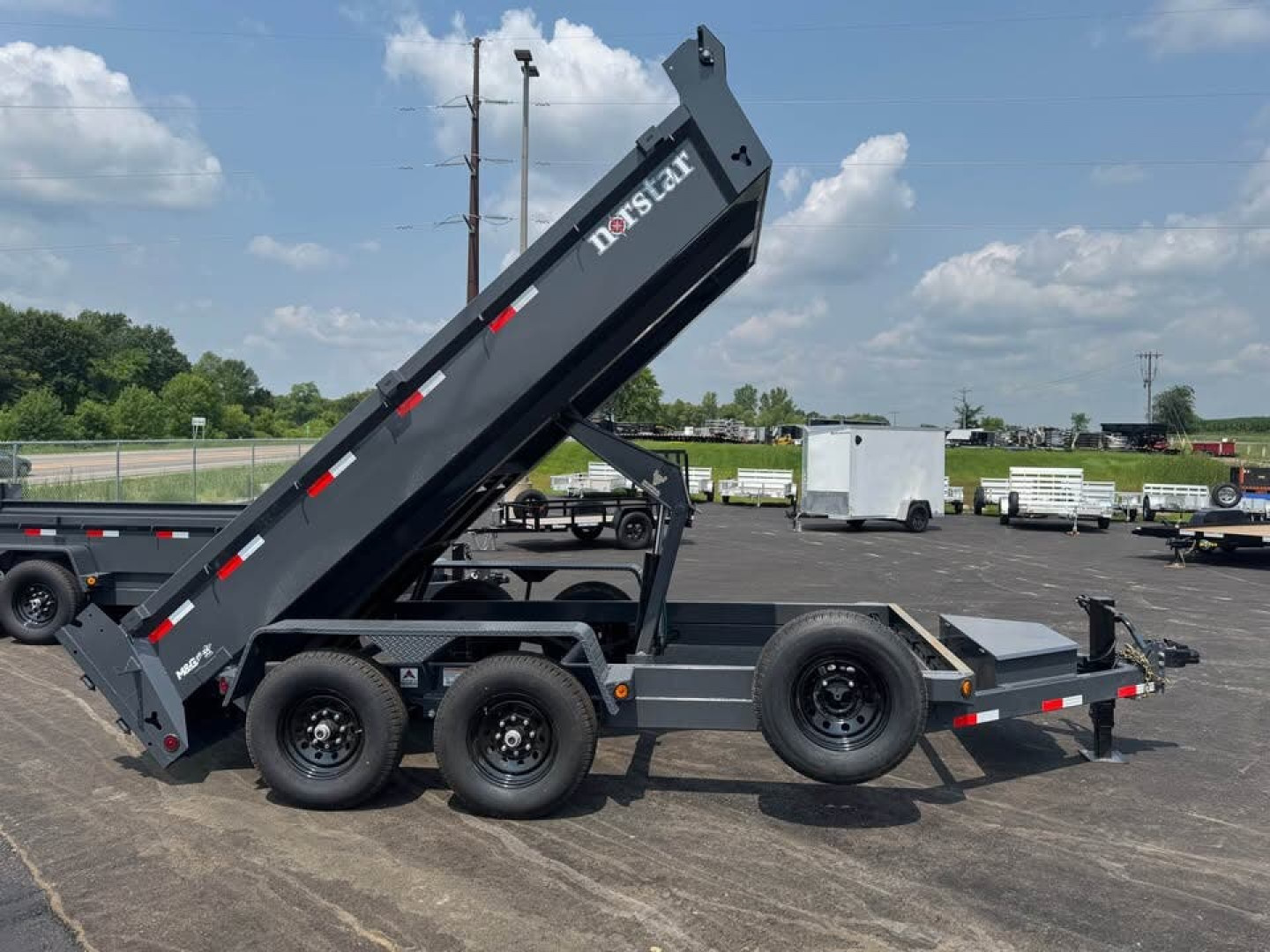 New DCB 83X14 14K DUMP TRAILER - GRAY