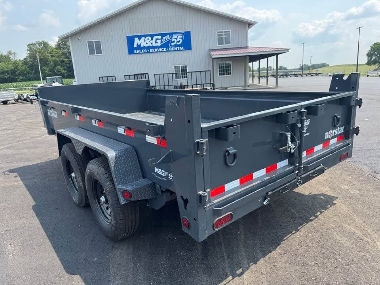 New DCB 83X14 14K DUMP TRAILER - GRAY
