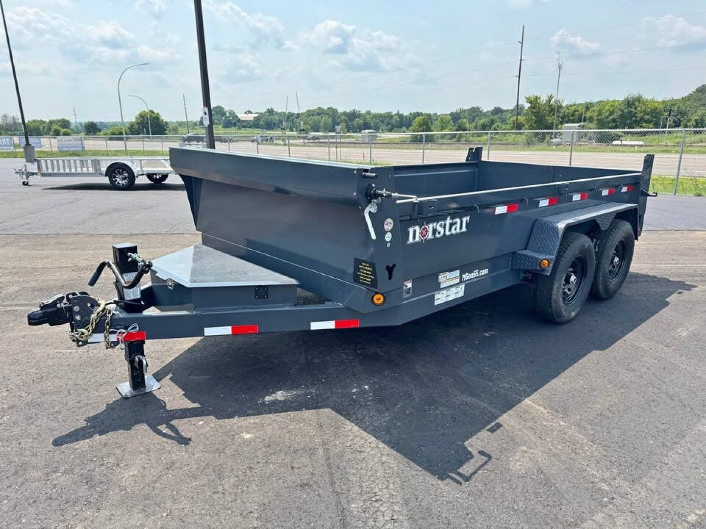 New DCB 83X14 14K DUMP TRAILER - GRAY