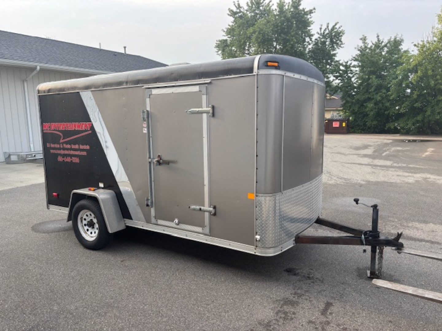 Used 2011 MTI Trailers 6x12 Round Top Cargo Enclosed Trailer