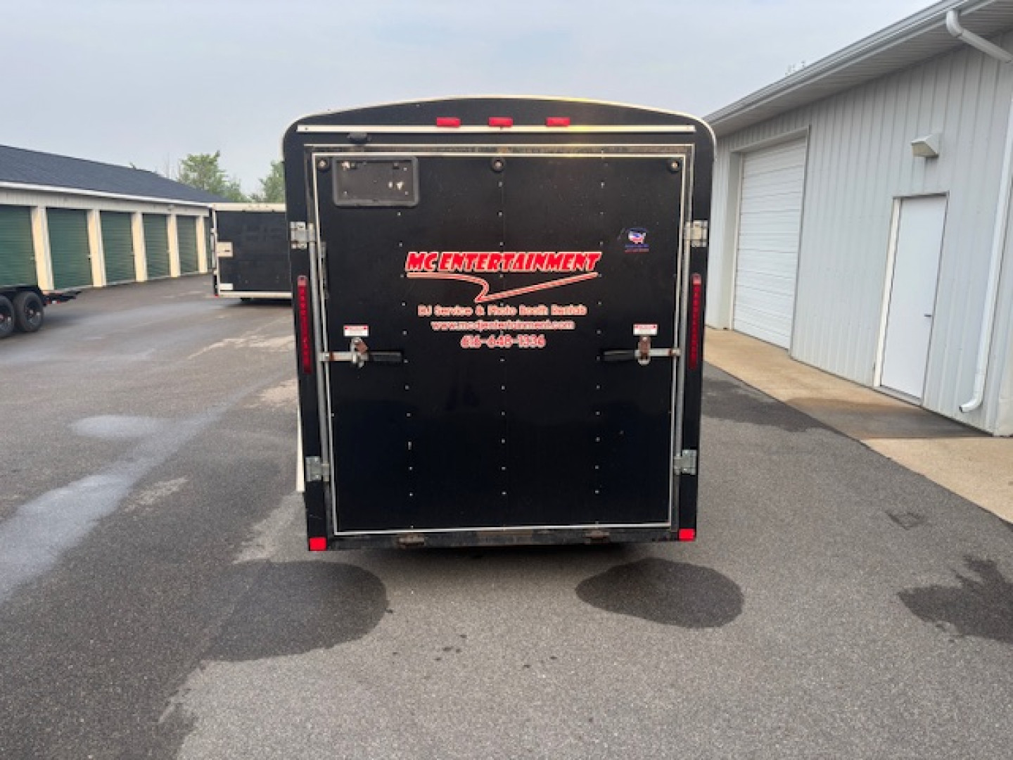 Used 2011 MTI Trailers 6x12 Round Top Cargo Enclosed Trailer