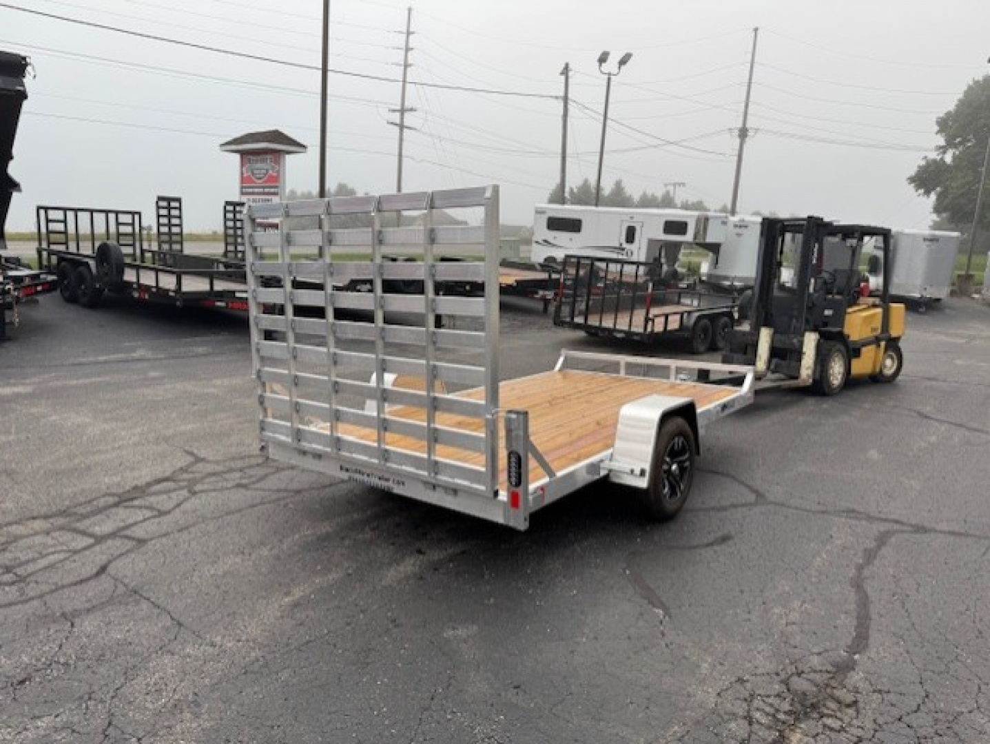 New 2025 Black Rhino UTS712-3K Utility Trailer