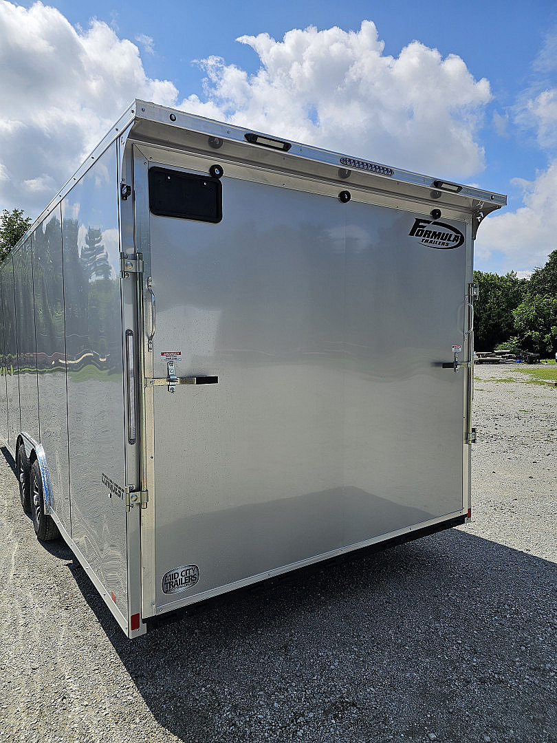 New 2026 Formula Trailers 8.5X24 030 EXTERIOR 7' INSIDE 10K GVWR Cargo / Enclosed Trailer