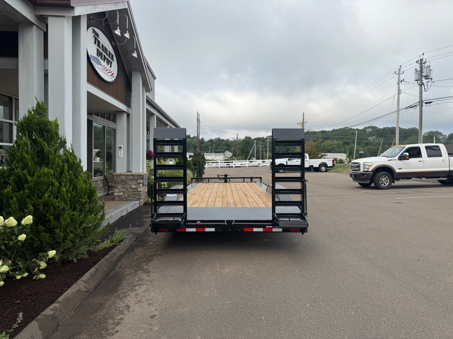 New Sure-Trac 8'6" x 20' Drive Over Fender Equipment Trailer 14K