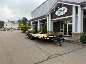 New Sure-Trac 8'6" x 20' Drive Over Fender Equipment Trailer 14K