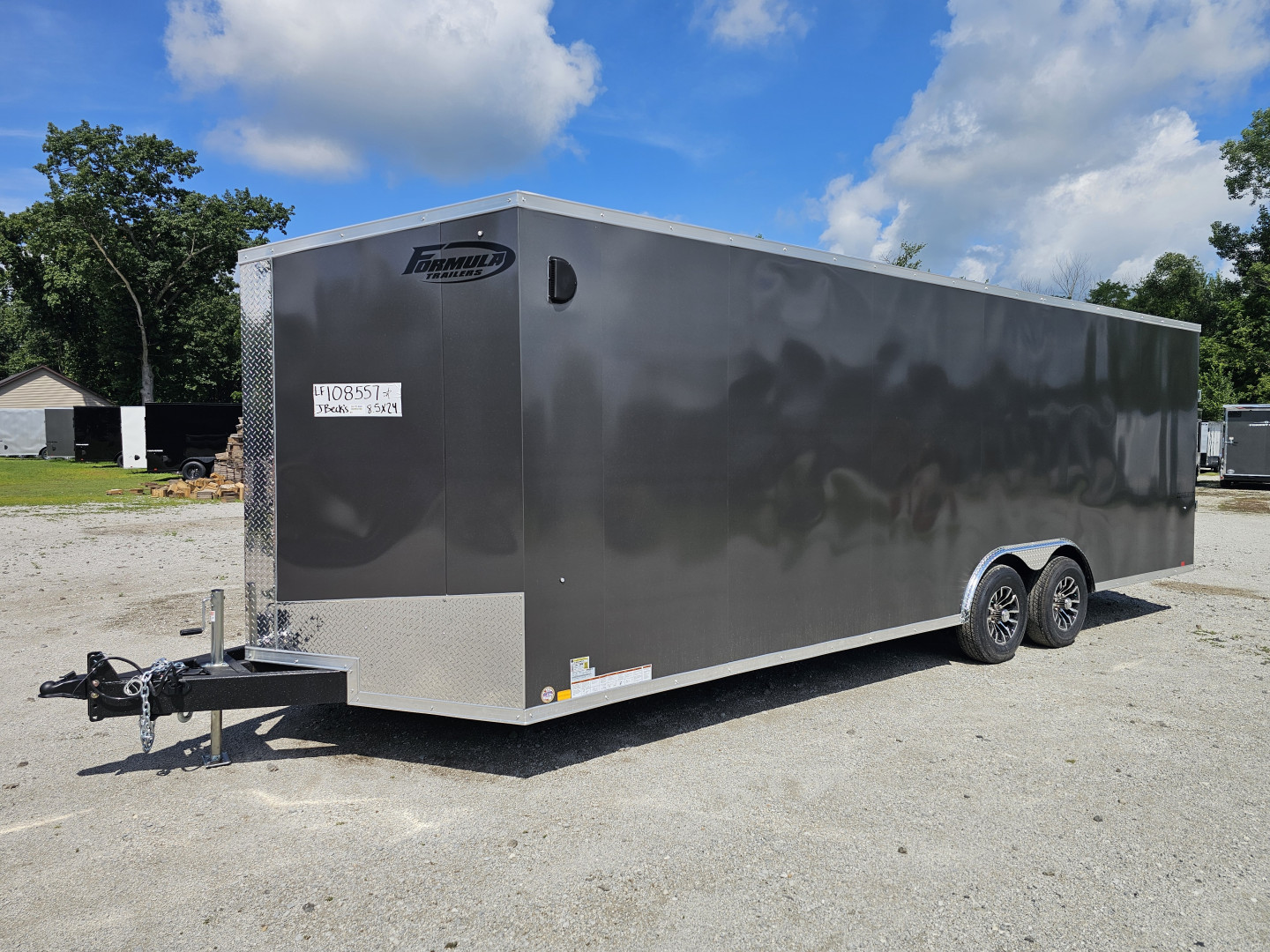 New 2026 Formula Trailers 8.5X24 030 EXTERIOR 7' INSIDE 10K GVWR Cargo / Enclosed Trailer
