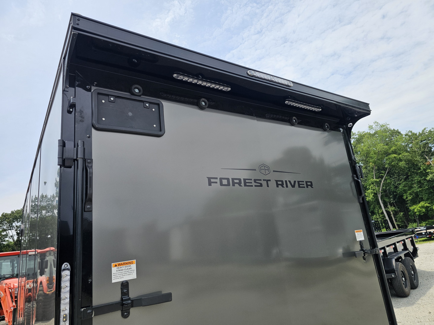 New 2026 US Cargo 7.5X16 7' TALL 080 POLYCOR BLACKOUT SCREWLESS ALUMINUM WHEELS SXS UTV GOLF CART ATV Cargo / Enclosed Trailer