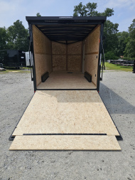 New 2026 US Cargo 7.5X16 7' TALL 080 POLYCOR BLACKOUT SCREWLESS ALUMINUM WHEELS SXS UTV GOLF CART ATV Cargo / Enclosed Trailer