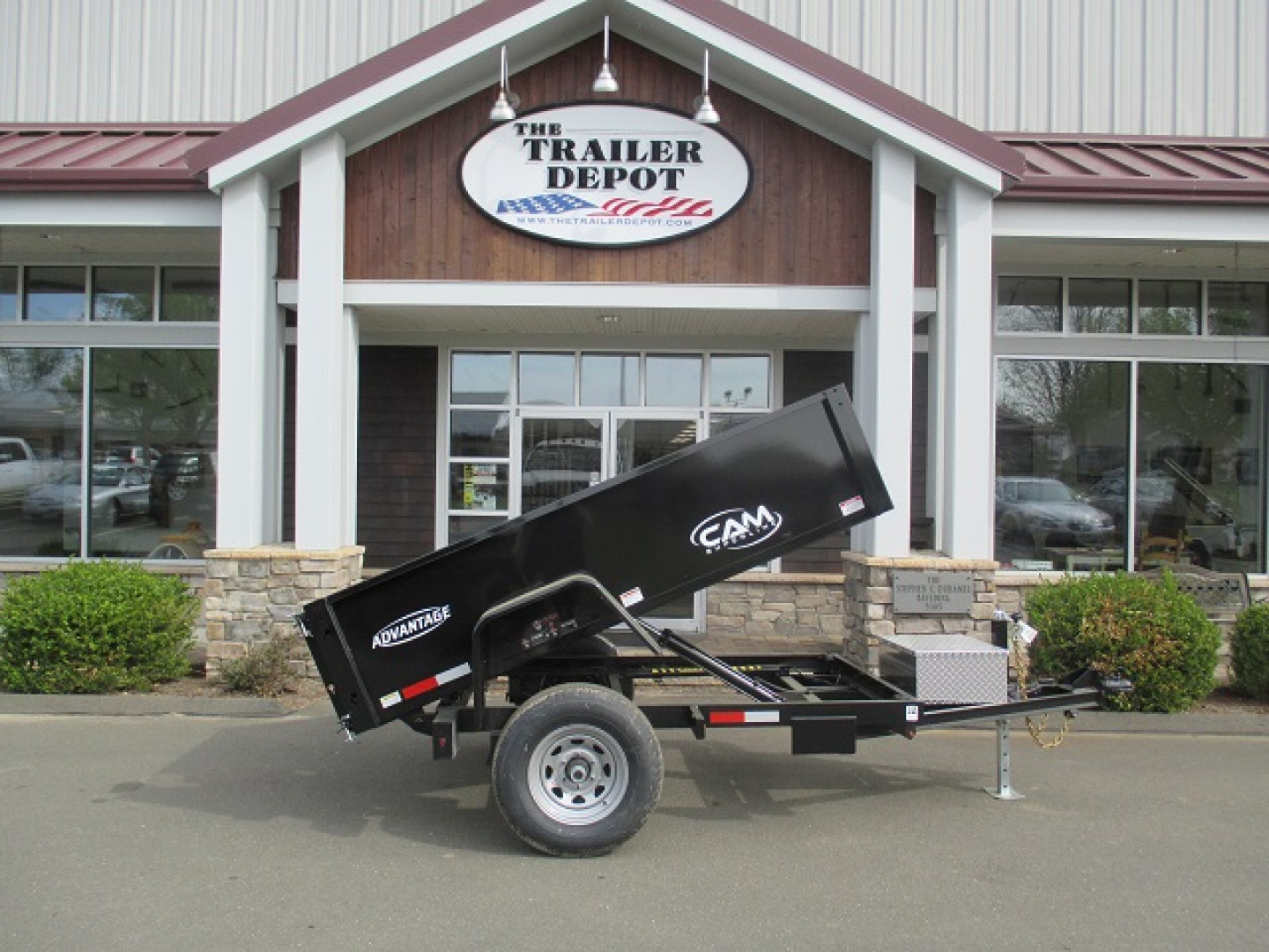 New CAM Superline 5' x 8' Dump Trailer 5K