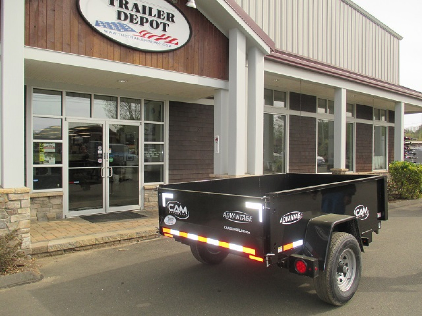 New CAM Superline 5' x 8' Dump Trailer 5K