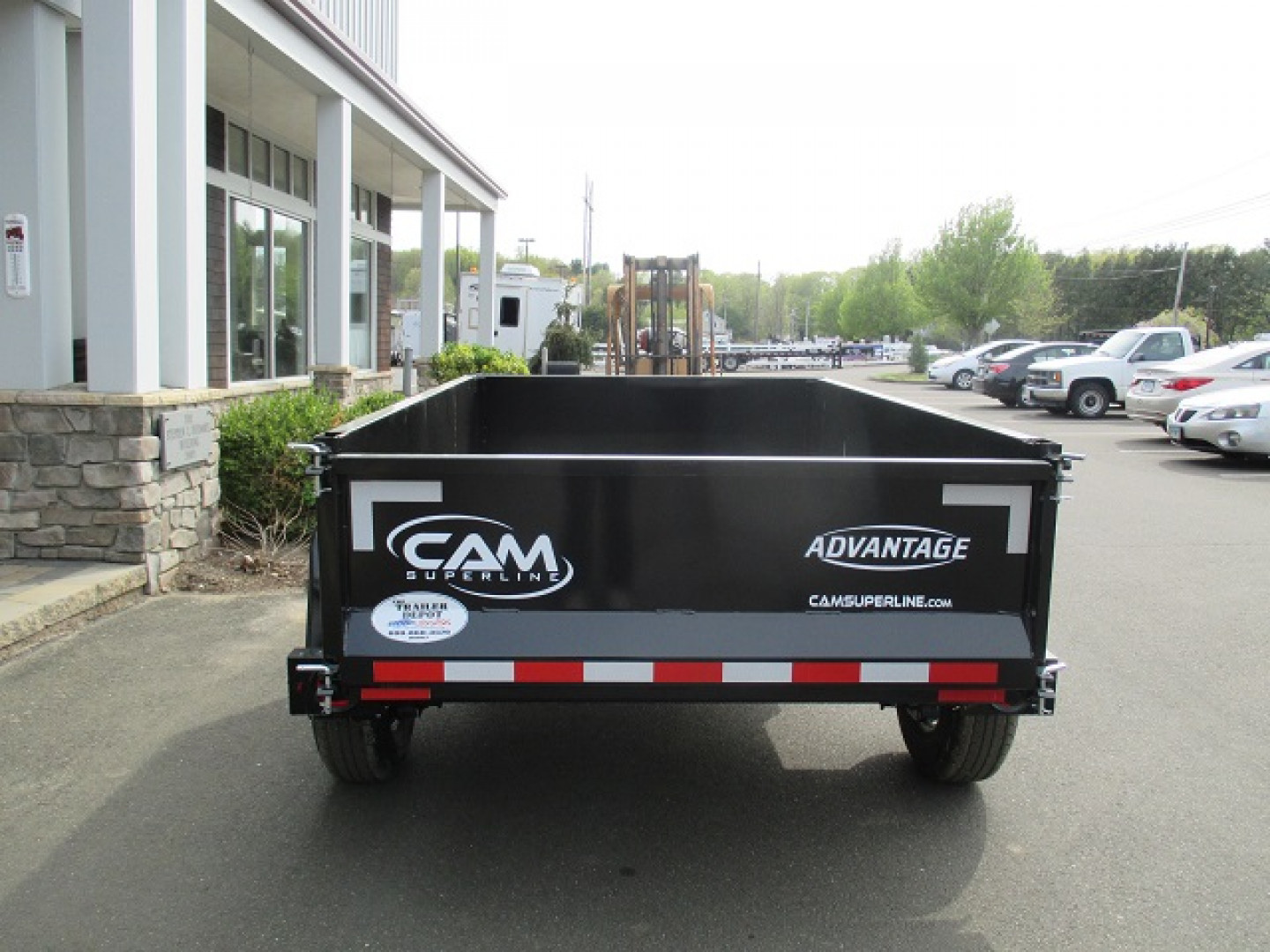 New CAM Superline 5' x 8' Dump Trailer 5K