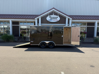 New Pace American 7′ x 16′ + V-Nose Enclosed Cargo Trailer with Ramp Door 7K