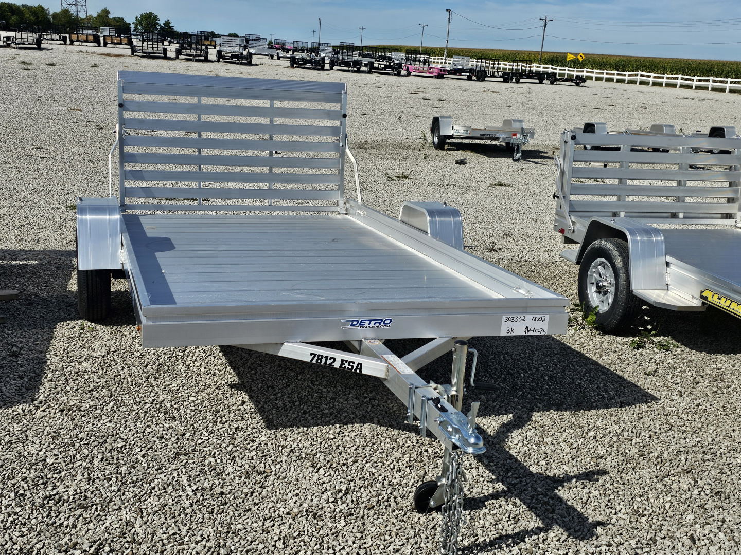 New 2026 ALUMA 7812ESA 3K Utility Trailer