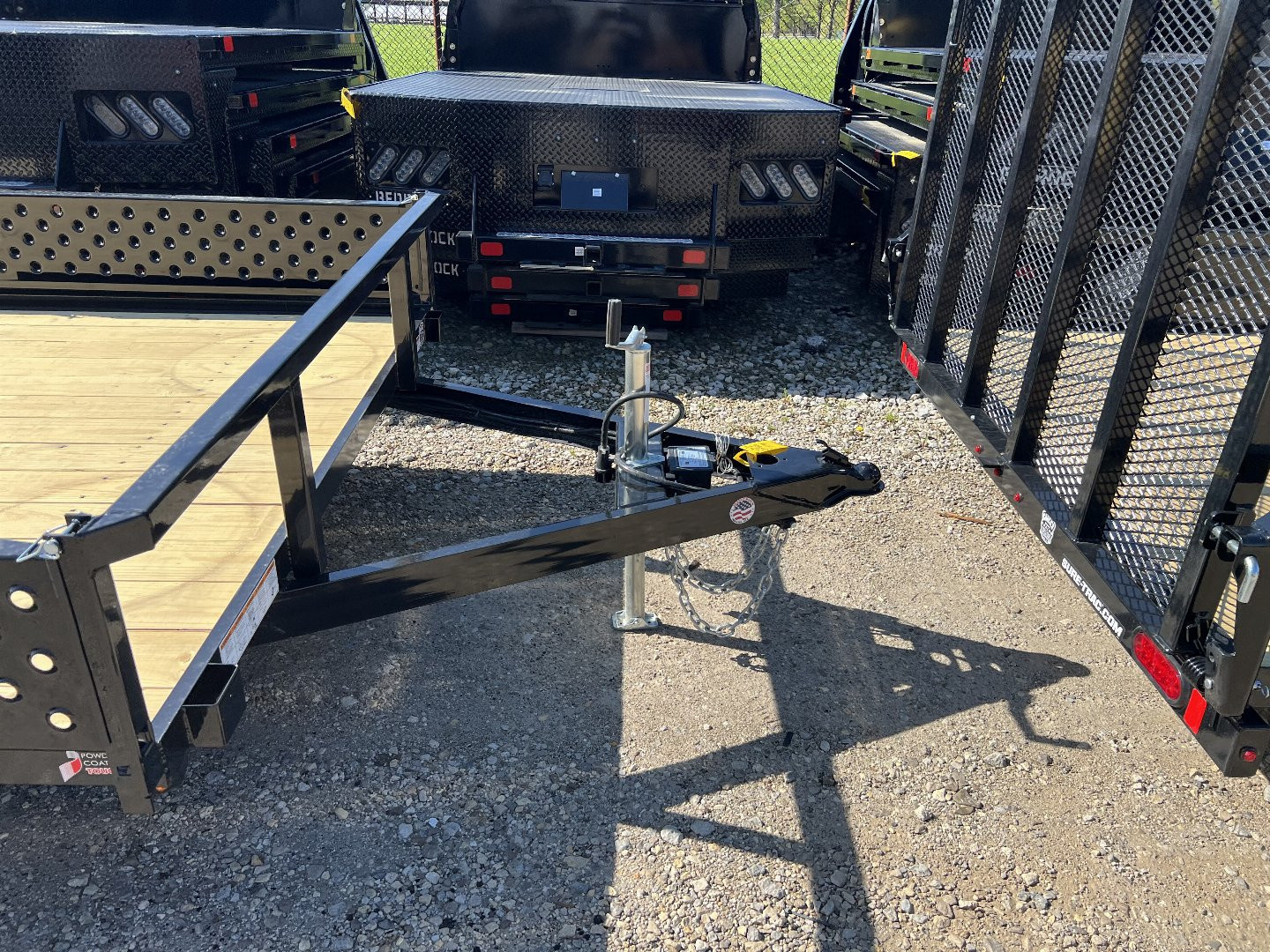 New 2025 Sure-Trac 7 X 16 Tube Top ATV 7K Tandem Utility Trailer