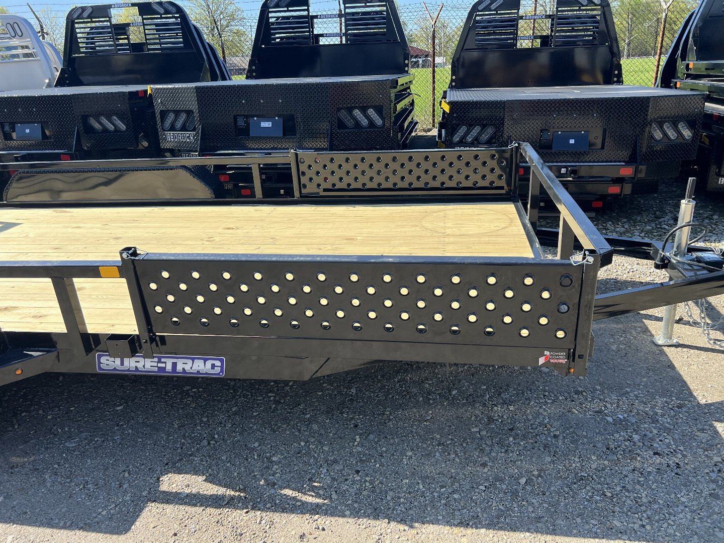 New 2025 Sure-Trac 7 X 16 Tube Top ATV 7K Tandem Utility Trailer