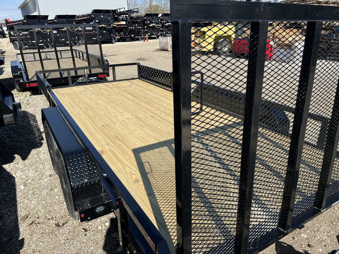 New 2025 Sure-Trac 7 X 16 Tube Top ATV 7K Tandem Utility Trailer