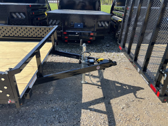 New 2025 Sure-Trac 7 X 16 Tube Top ATV 7K Tandem Utility Trailer