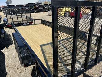 New 2025 Sure-Trac 7 X 16 Tube Top ATV 7K Tandem Utility Trailer