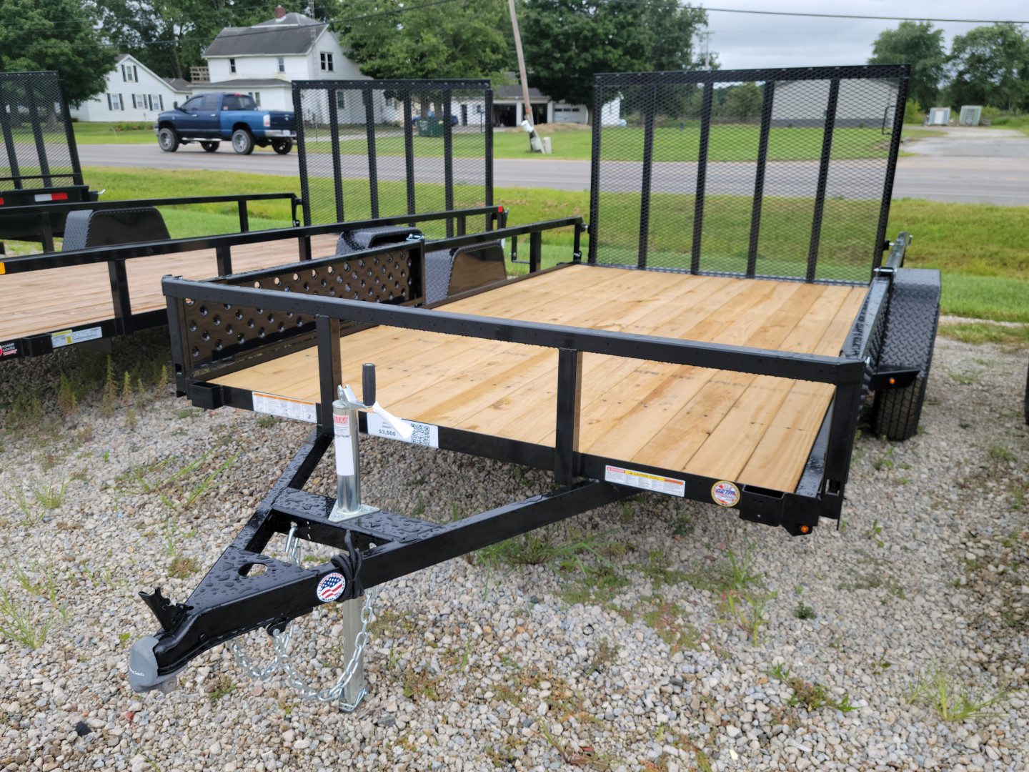 New 2025 Sure-Trac 7x12 Tube Top Utility ATV 3k Idler Utility Trailer