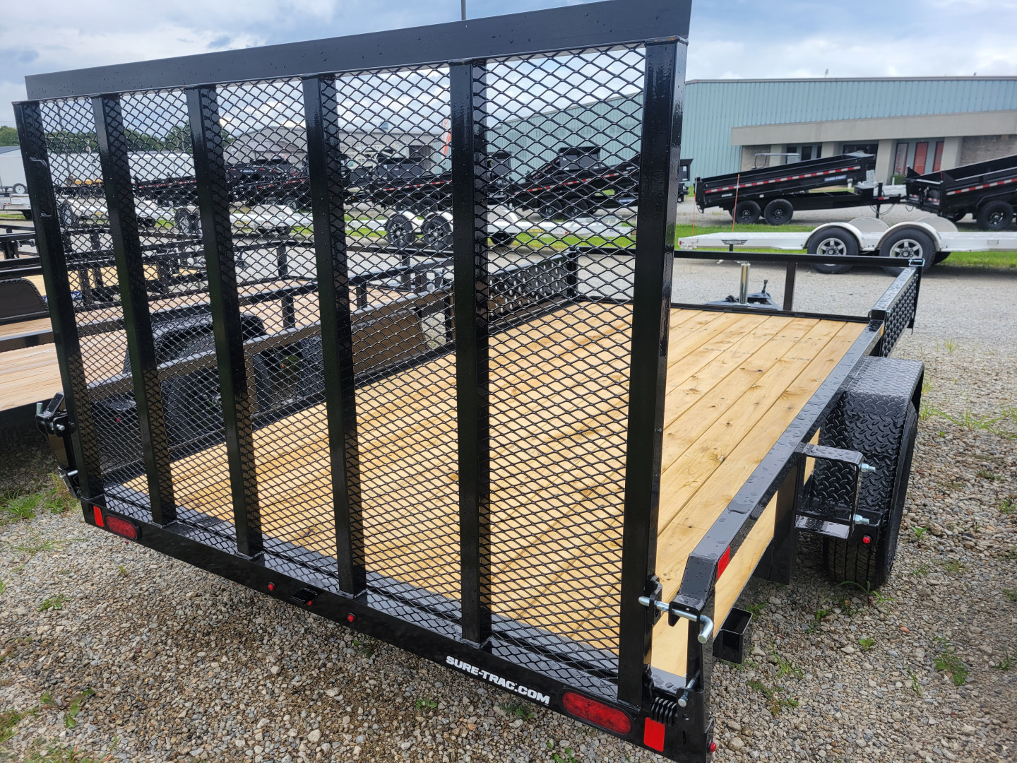 New 2025 Sure-Trac 7x12 Tube Top Utility ATV 3k Idler Utility Trailer