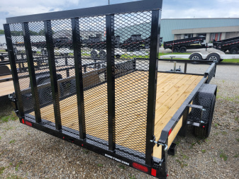 New 2025 Sure-Trac 7x12 Tube Top Utility ATV 3k Idler Utility Trailer