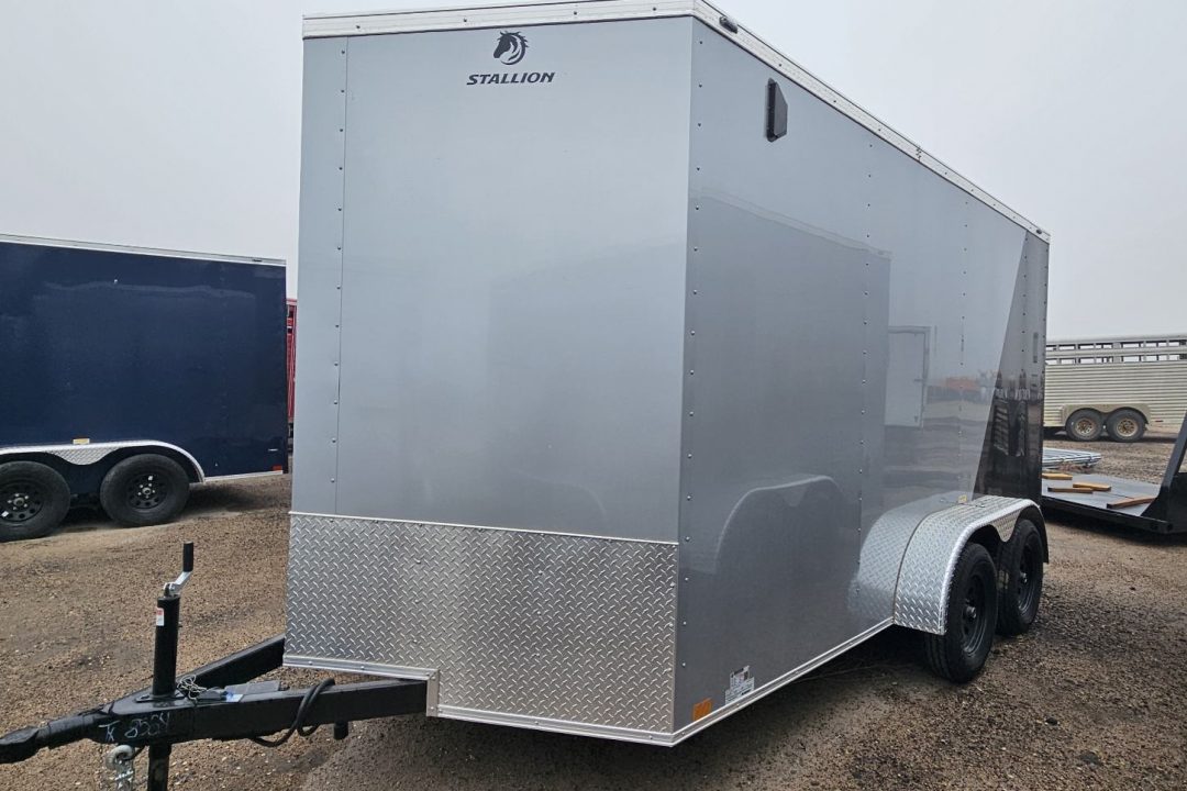 New 2026 Stallion Manufacturing LLC 7' x 14' Cargo / Enclosed Trailer