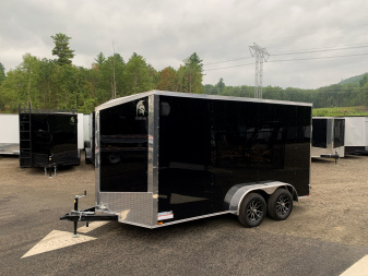 New 2025 Spartan 7X14 +2ft V-nose/ 7' interior height / Polycore/ Alum. Wheels - 7000GVW