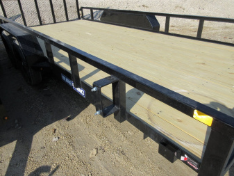 New 2025 Sure-Trac 7' x 16' Tube Top Utility Trailer 7K