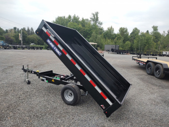 New Sure-Trac C5408D-B 4.5 x 8ft Utility Dump Trailer 3k