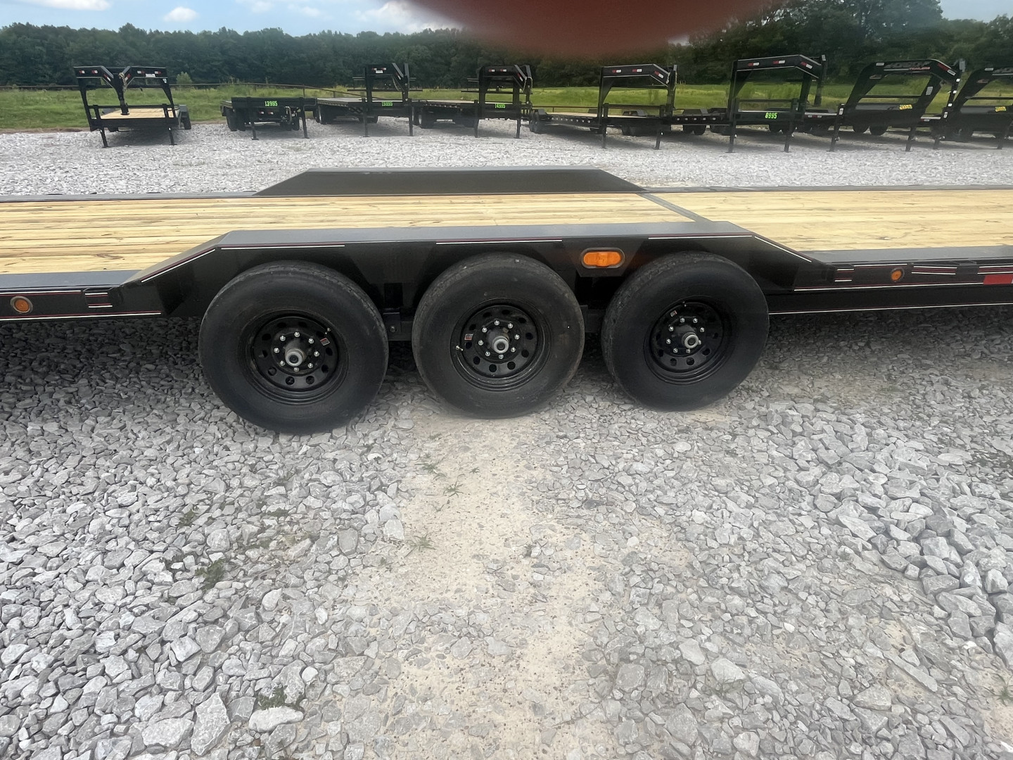 New 2025 Trailblazer 102X36 GOOSENECK DRIVE OVER FENDERS TRIPLE AXLE 21K