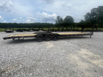New 2025 Trailblazer 102X36 GOOSENECK DRIVE OVER FENDERS TRIPLE AXLE 21K